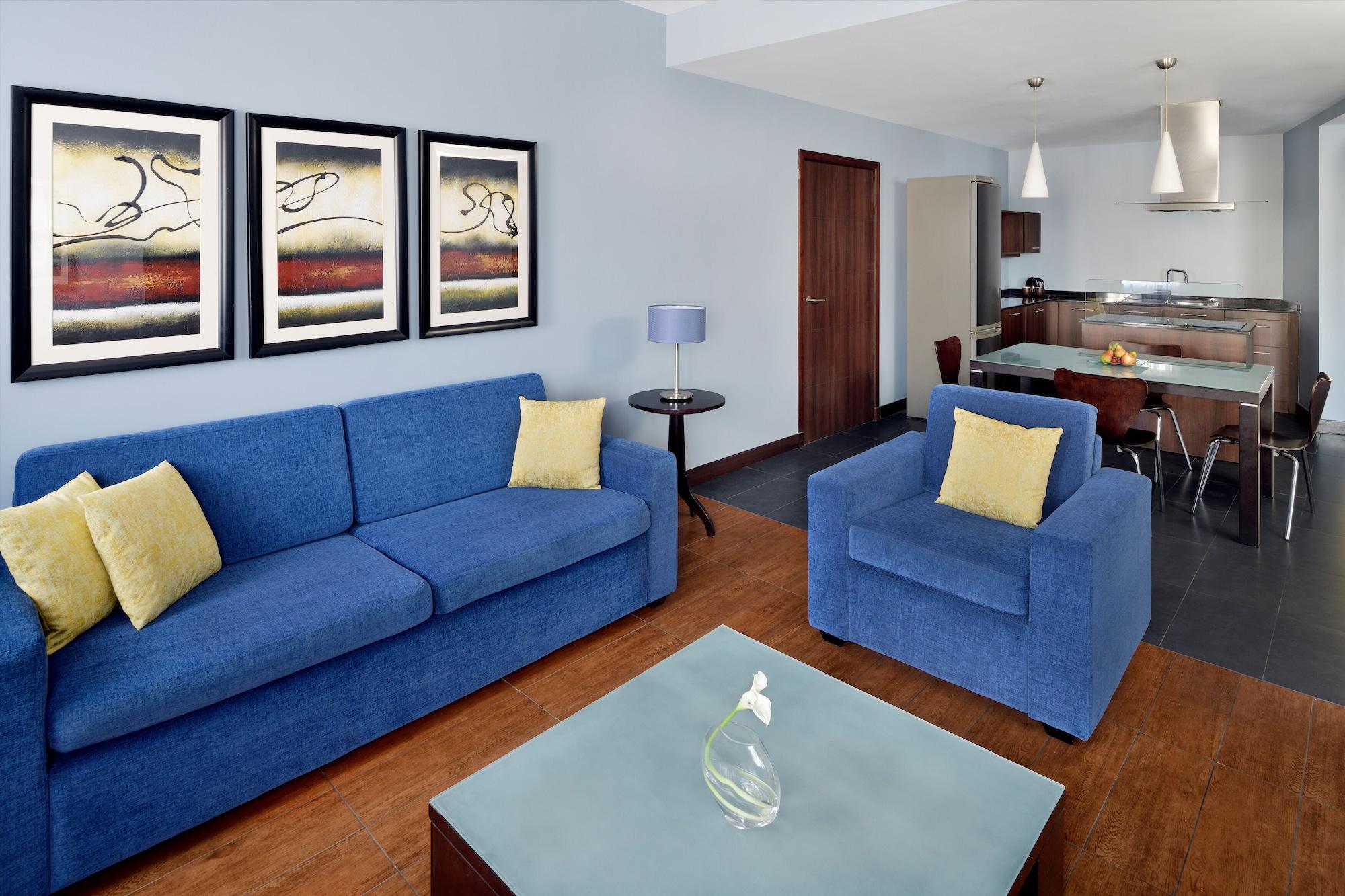 Moevenpick Hotel Apartments Al Mamzar Dubai Bagian luar foto